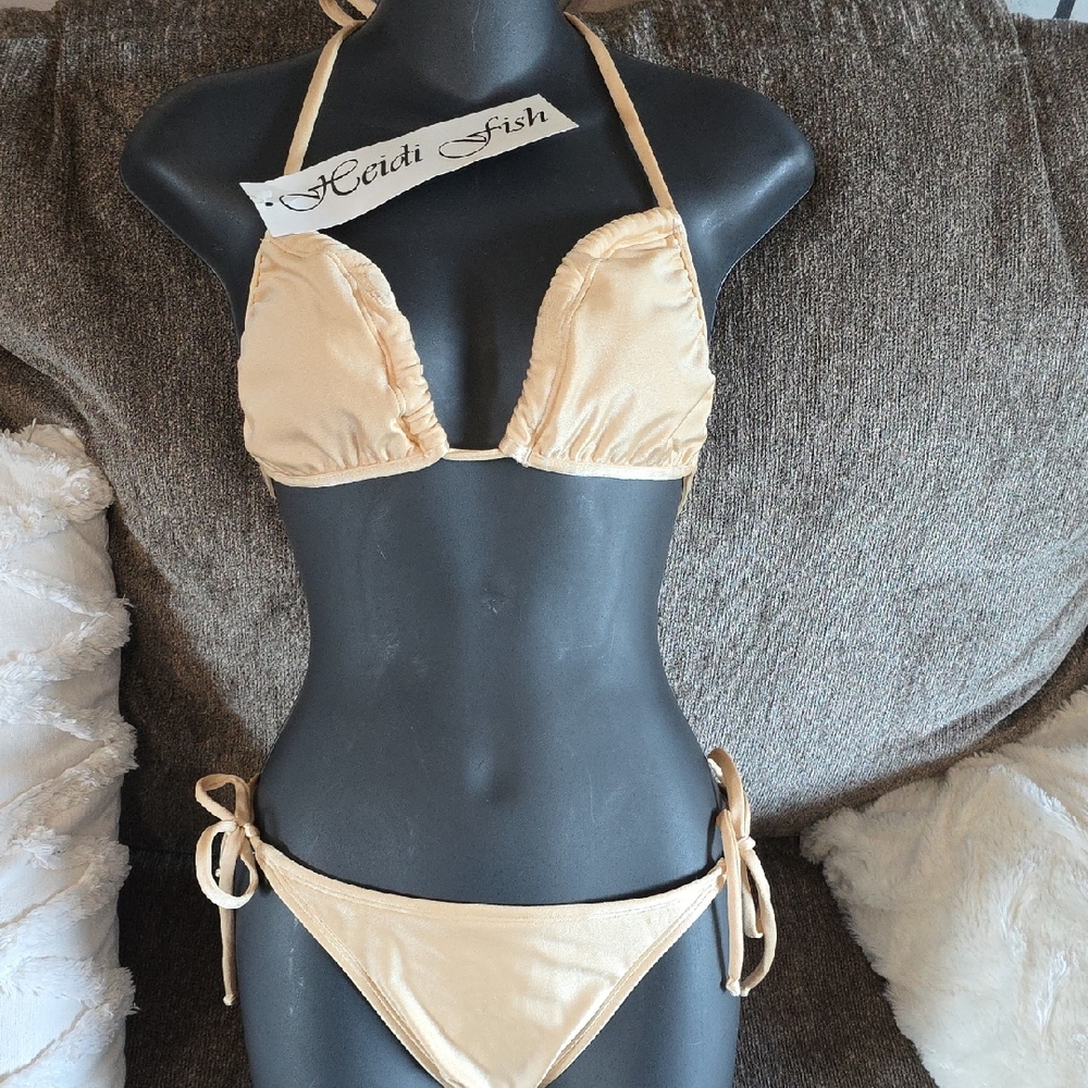 Heidi Fish Cream Bikini Set